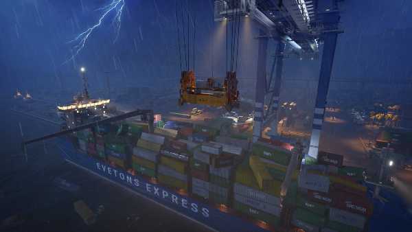 docked