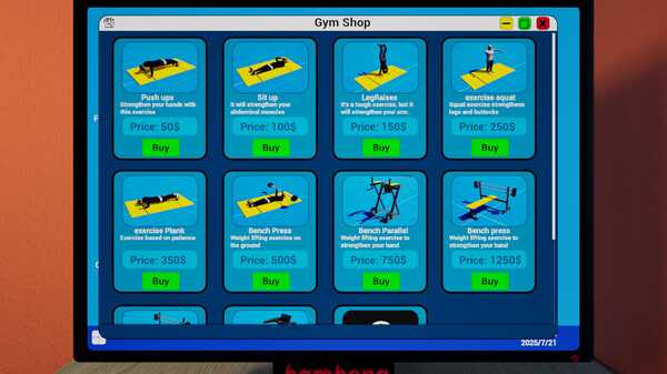 gym-simulator